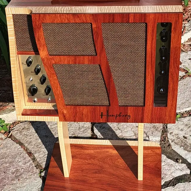 Espresso 15 Tube Amplifier - Curly Maple & Paduak — 2